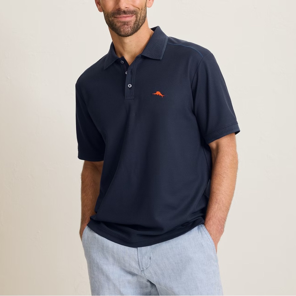 Tommy Bahama blue polo large